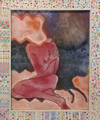 Akram Dost Baloch, 25 x 32 Inch, Mixed Media on board, Figurative Painting, AC-ABD-109